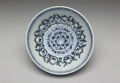 图片[2]-Small bowl with lotus petals in underglaze blue, Ming dynasty, Xuande reign (1426-1435)-China Archive